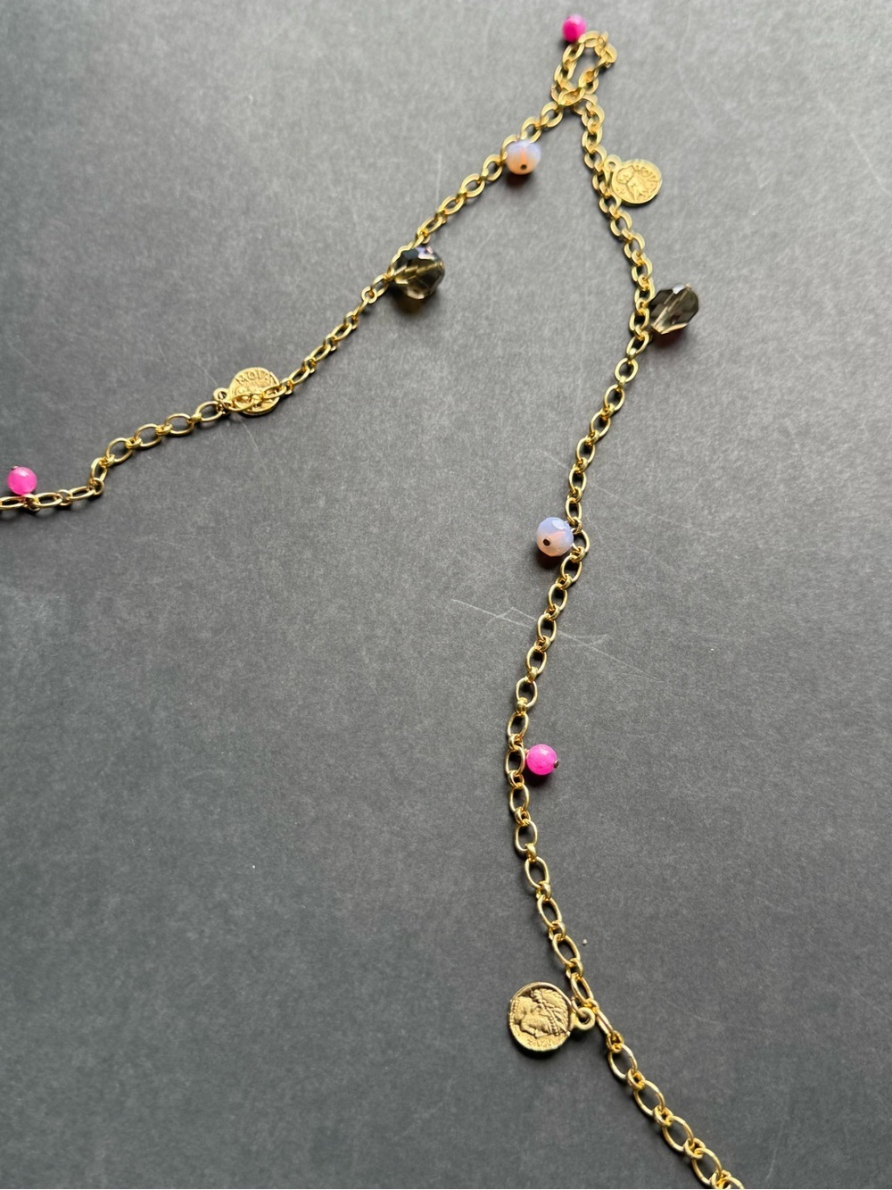 Gemstoned beaded necklace - Picture 4 of 7